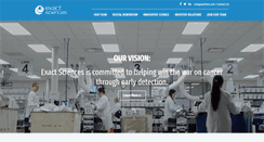 Desktop Screenshot of exactsciences.com